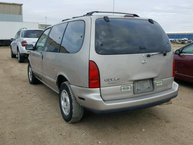 4N2DN11W2SD843069 - 1995 NISSAN QUEST XE GRAY photo 3