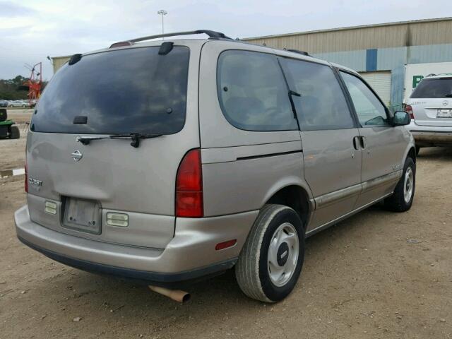 4N2DN11W2SD843069 - 1995 NISSAN QUEST XE GRAY photo 4