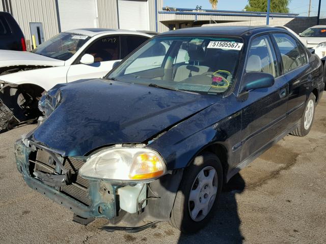 2HGEJ8649WH502569 - 1998 HONDA CIVIC EX Yaşıl foto 2