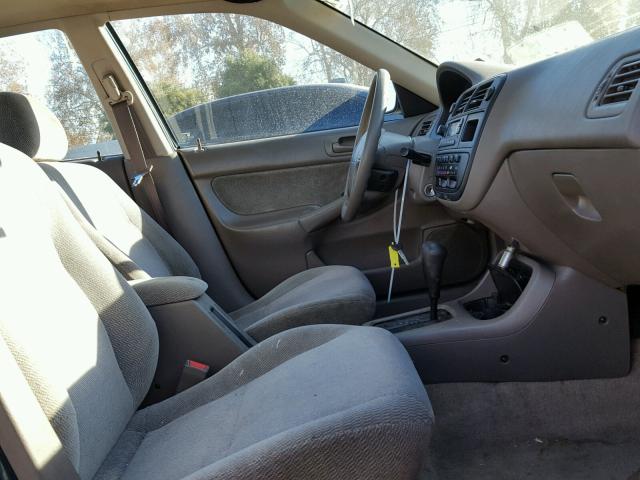 2HGEJ8649WH502569 - 1998 HONDA CIVIC EX Yaşıl foto 5