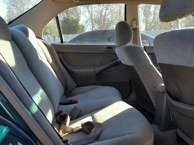 2HGEJ8649WH502569 - 1998 HONDA CIVIC EX Yaşıl foto 6