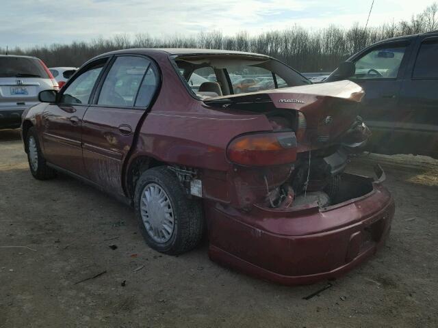 1G1ND52J73M665223 - 2003 CHEVROLET MALIBU MAROON photo 3