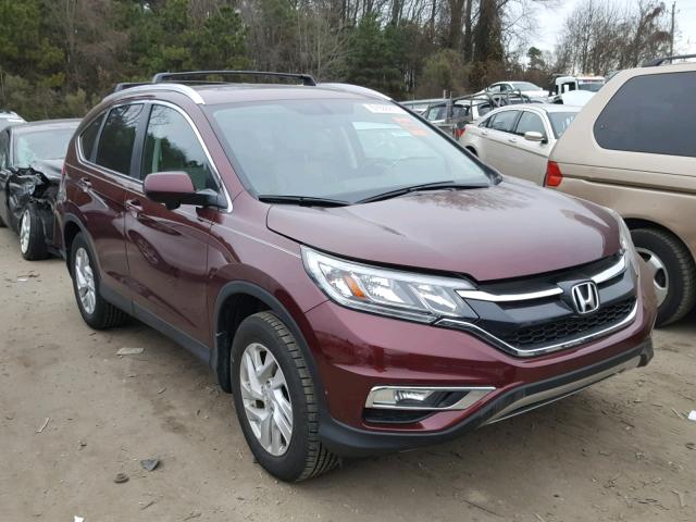 2HKRM3H77FH548684 - 2015 HONDA CR-V EXL RED photo 1