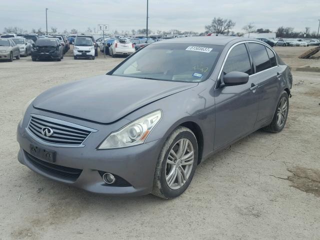 JN1CV6AP2CM625450 - 2012 INFINITI G37 BASE GRAY photo 2