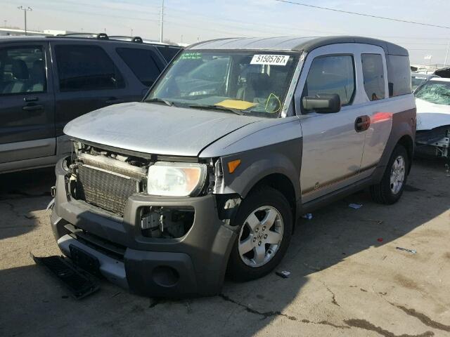 5J6YH28533L022207 - 2003 HONDA ELEMENT EX SILVER photo 2