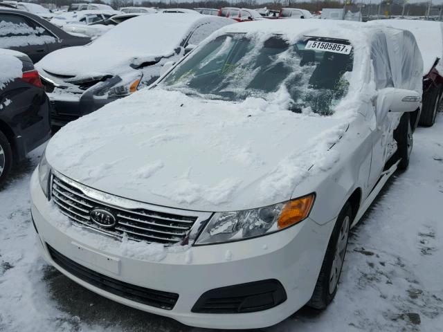 KNAGG4A81A5398990 - 2010 KIA OPTIMA LX WHITE photo 2