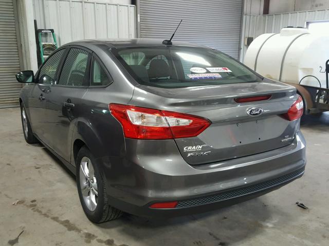 1FADP3F21EL262628 - 2014 FORD FOCUS SE GRAY photo 3