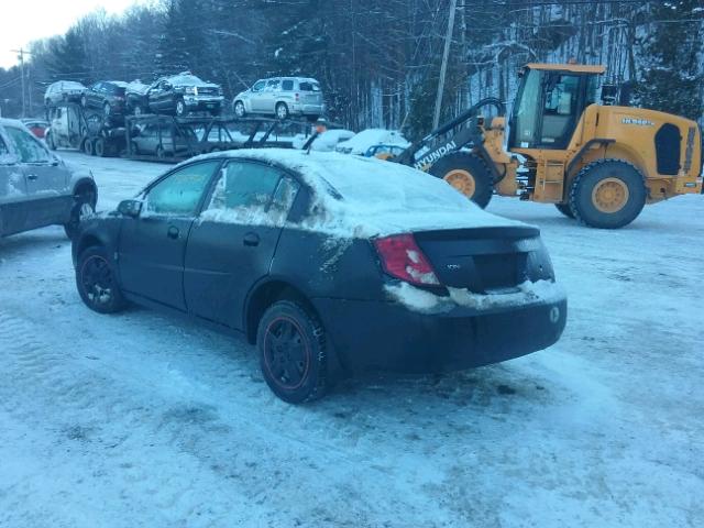 1G8AZ55F16Z209444 - 2006 SATURN ION LEVEL BLACK photo 3