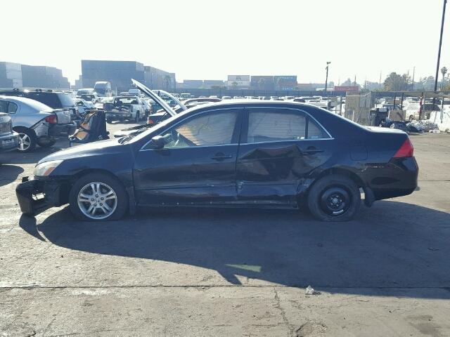 JHMCM56307C024175 - 2007 HONDA ACCORD SE BLACK photo 9