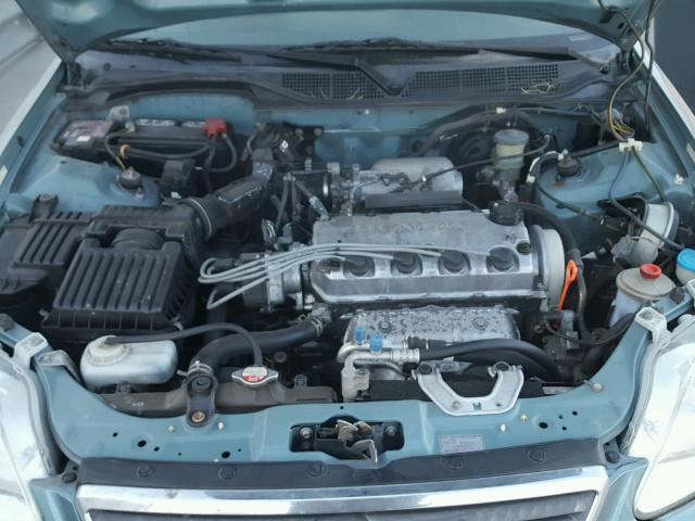 2HGEJ8649XH512150 - 1999 HONDA CIVIC EX BLUE photo 7