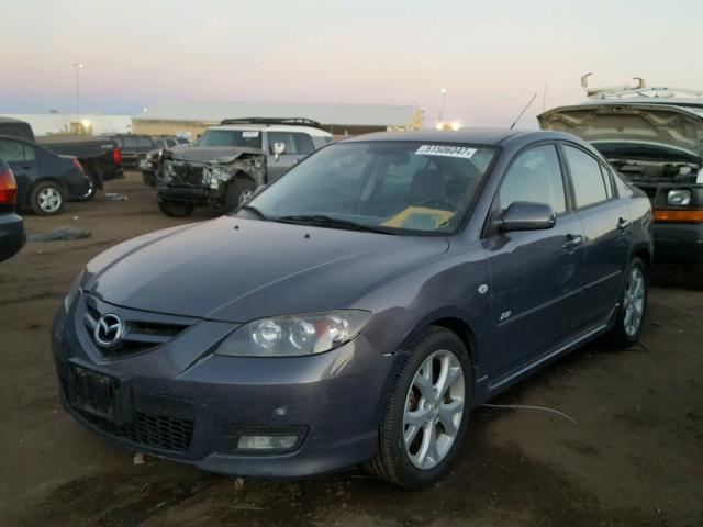 JM1BK323X81825240 - 2008 MAZDA 3 S GRAY photo 2