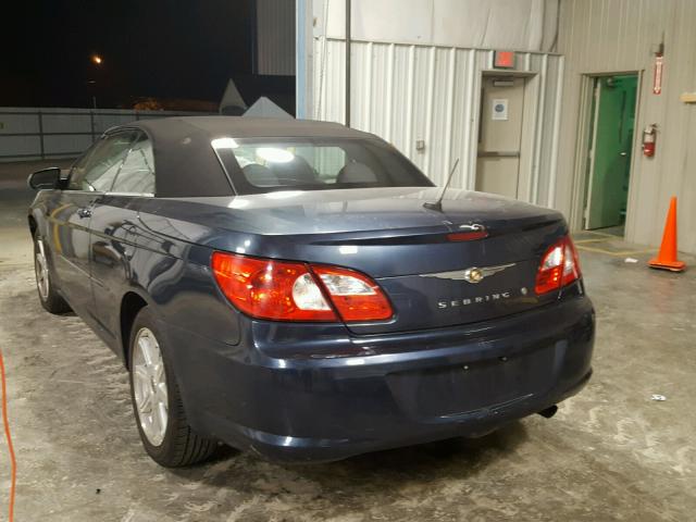 1C3LC55R68N157480 - 2008 CHRYSLER SEBRING TO BLUE photo 3