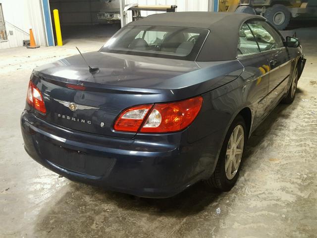 1C3LC55R68N157480 - 2008 CHRYSLER SEBRING TO BLUE photo 4