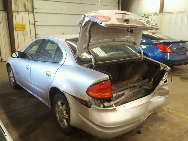 1G3NL52F64C240069 - 2004 OLDSMOBILE ALERO GL SILVER photo 3