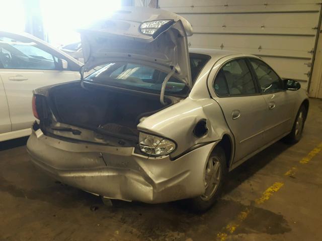 1G3NL52F64C240069 - 2004 OLDSMOBILE ALERO GL SILVER photo 4