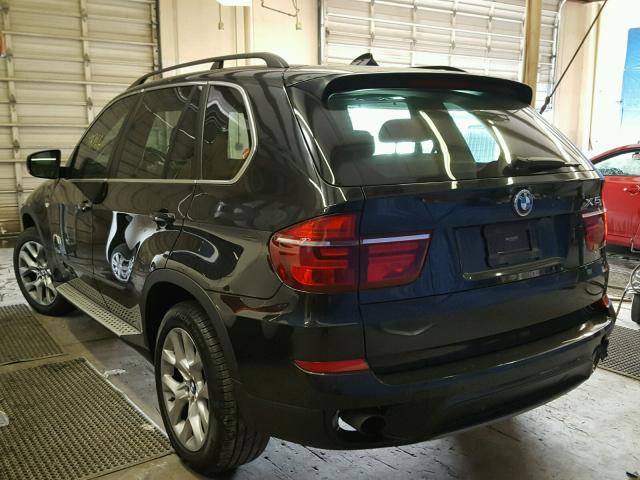 5UXZV4C59D0G52193 - 2013 BMW X5 XDRIVE3 BLACK photo 3