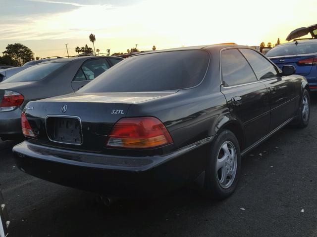 JH4UA3643WC001384 - 1998 ACURA 3.2TL BLACK photo 4