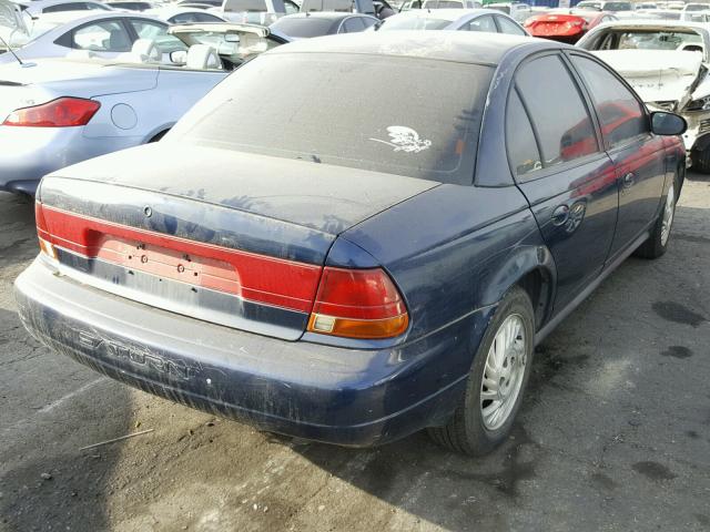 1G8ZK5274WZ190411 - 1998 SATURN SL2 BLUE photo 4