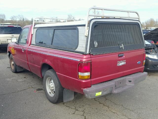 1FTCR10A1VUB46148 - 1997 FORD RANGER RED photo 3