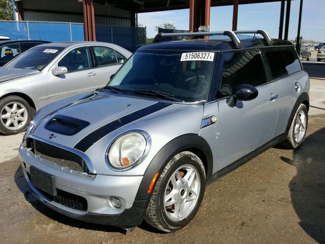 WMWMM33549TP90698 - 2009 MINI COOPER S C SILVER photo 2