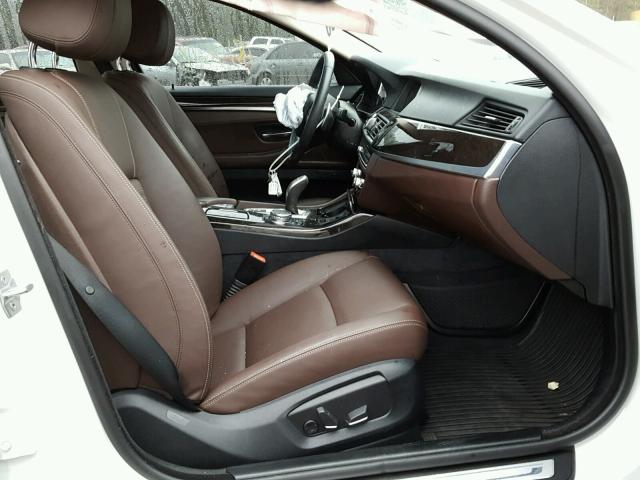 WBA5B1C51GG550996 - 2016 BMW 535 I WHITE photo 5