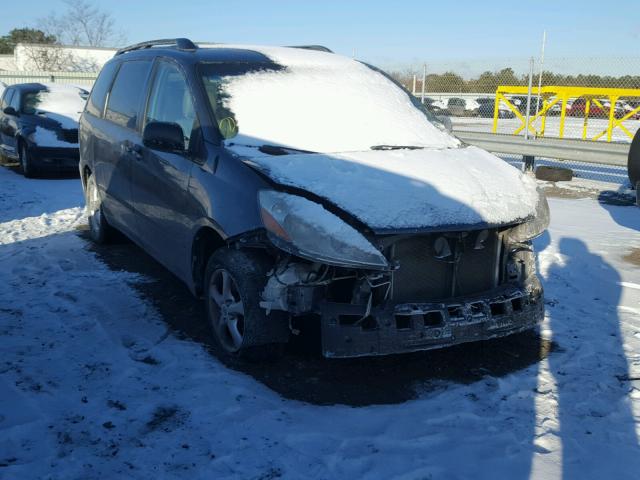 5TDZK23C87S029210 - 2007 TOYOTA SIENNA CE BLUE photo 1