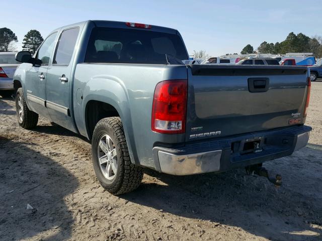 3GTRCUEA0AG184375 - 2010 GMC SIERRA C15 TEAL photo 3