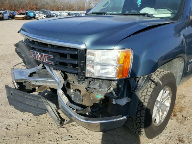 3GTRCUEA0AG184375 - 2010 GMC SIERRA C15 TEAL photo 9