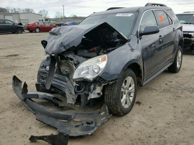 2CNFLEEW1A6404408 - 2010 CHEVROLET EQUINOX LT GRAY photo 2