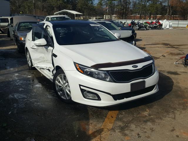 5XXGN4A78FG431177 - 2015 KIA OPTIMA EX WHITE photo 1