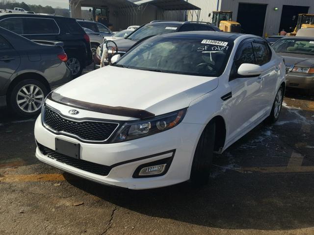 5XXGN4A78FG431177 - 2015 KIA OPTIMA EX WHITE photo 2