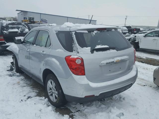 2GNALBEK6D6354272 - 2013 CHEVROLET EQUINOX LS SILVER photo 3