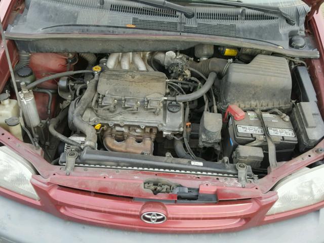 4T3ZF13C9YU188669 - 2000 TOYOTA SIENNA LE RED photo 7