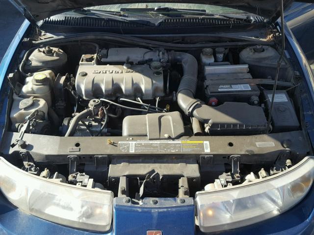 1G8ZN1285YZ165416 - 2000 SATURN SC1 BLUE photo 7