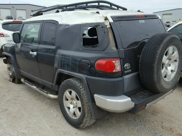 JTEZU11F570014938 - 2007 TOYOTA FJ CRUISER BLACK photo 3