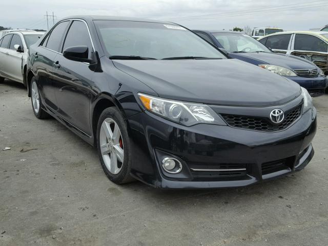 4T1BF1FKXDU653046 - 2013 TOYOTA CAMRY L BLACK photo 1