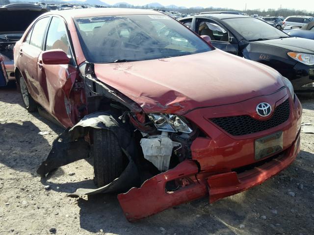 4T1BK46K49U086529 - 2009 TOYOTA CAMRY SE RED photo 1