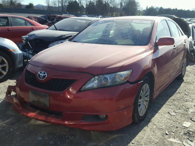 4T1BK46K49U086529 - 2009 TOYOTA CAMRY SE RED photo 2