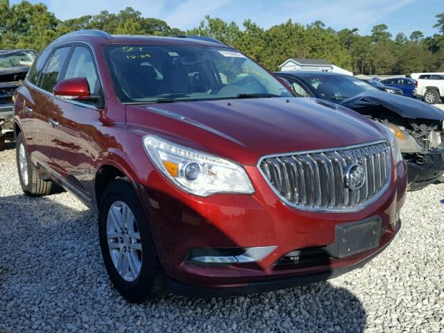 5GAKRAKD0FJ352553 - 2015 BUICK ENCLAVE MAROON photo 1