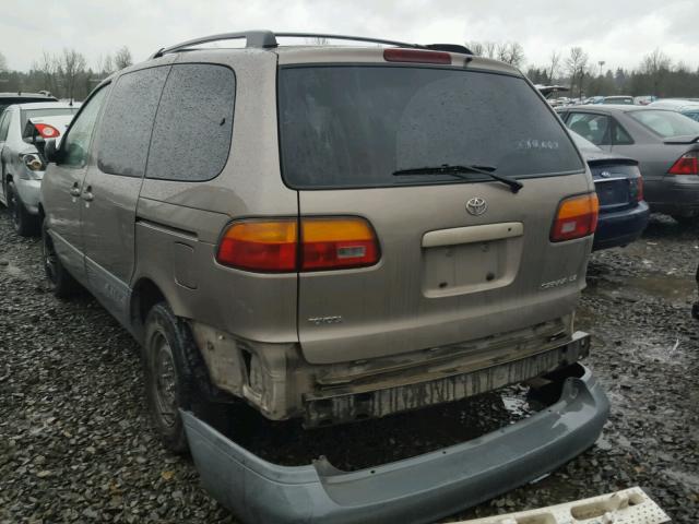 4T3ZF13C3XU103114 - 1999 TOYOTA SIENNA LE TAN photo 3