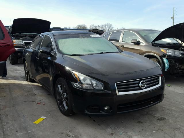 1N4AA5APXCC825532 - 2012 NISSAN MAXIMA S BLACK photo 1