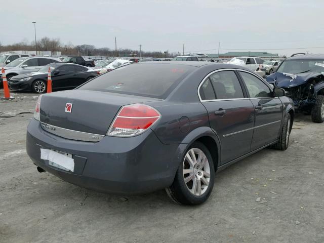 1G8ZS57N78F130781 - 2008 SATURN AURA XE GRAY photo 4