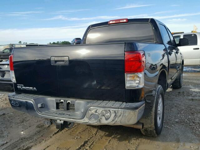 5TFEY5F17AX079090 - 2010 TOYOTA TUNDRA CRE BLACK photo 4