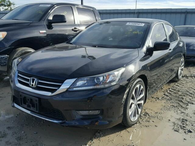 1HGCR2F5XEA064745 - 2014 HONDA ACCORD SPO BLACK photo 2