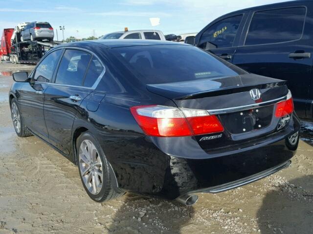 1HGCR2F5XEA064745 - 2014 HONDA ACCORD SPO BLACK photo 3