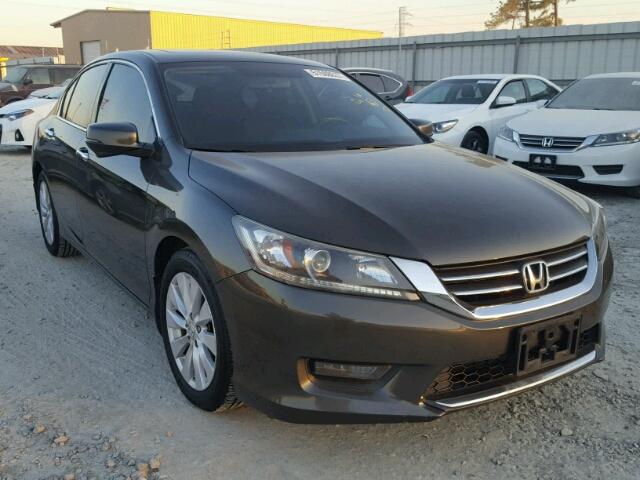 1HGCR2F79EA051048 - 2014 HONDA ACCORD EX GRAY photo 1