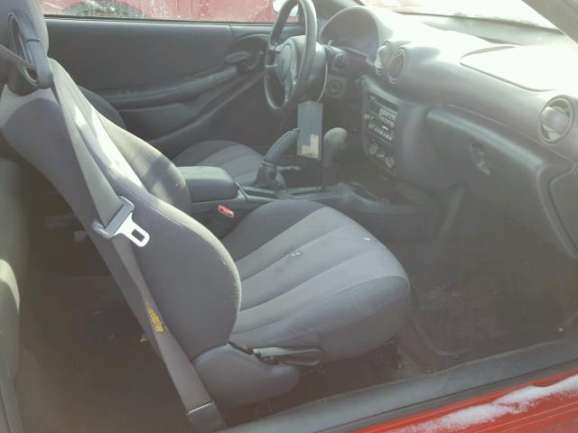 3G2JB12F35S136262 - 2005 PONTIAC SUNFIRE RED photo 5