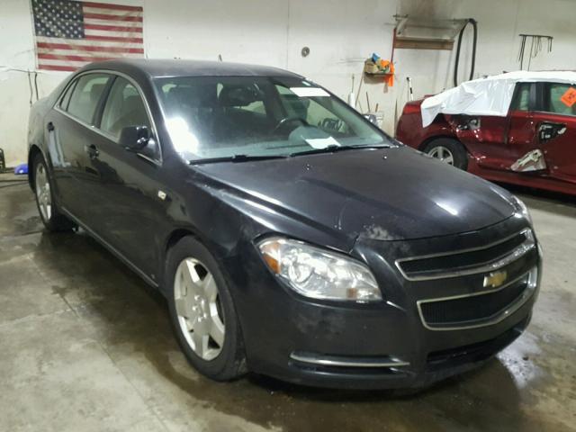 1G1ZJ577584288776 - 2008 CHEVROLET MALIBU 2LT BLACK photo 1