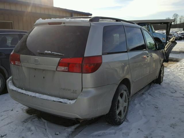 5TDBA23CX5S053879 - 2005 TOYOTA SIENNA LE SILVER photo 4