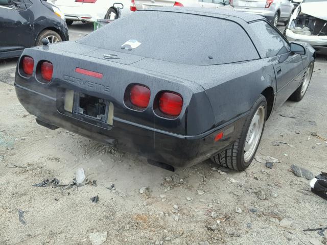 1G1YY23PXN5100125 - 1992 CHEVROLET CORVETTE BLACK photo 4